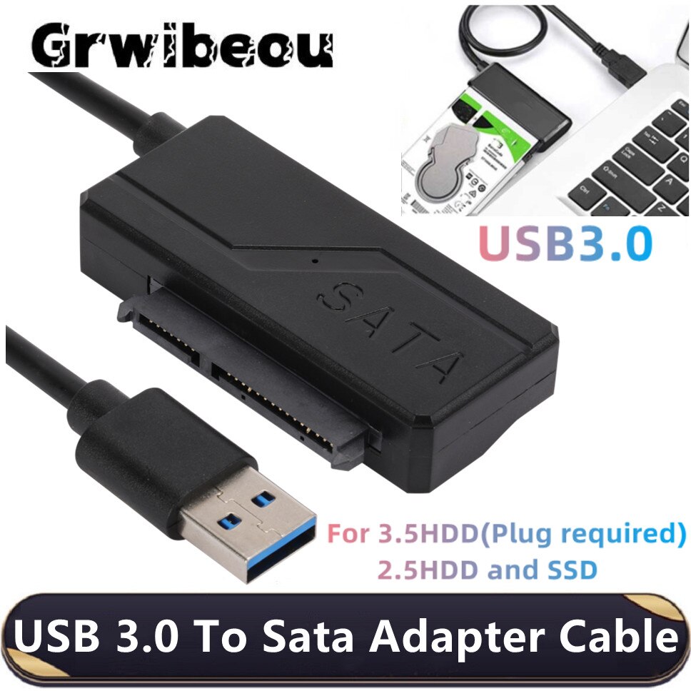 USB 3.0-Sata  ̺, Sata-USB 3.0 ϵ ̺ ȯ ̺, 2.5 3.5 HDD SSD ϵ ̺ 7 + 15  Sata III ̺